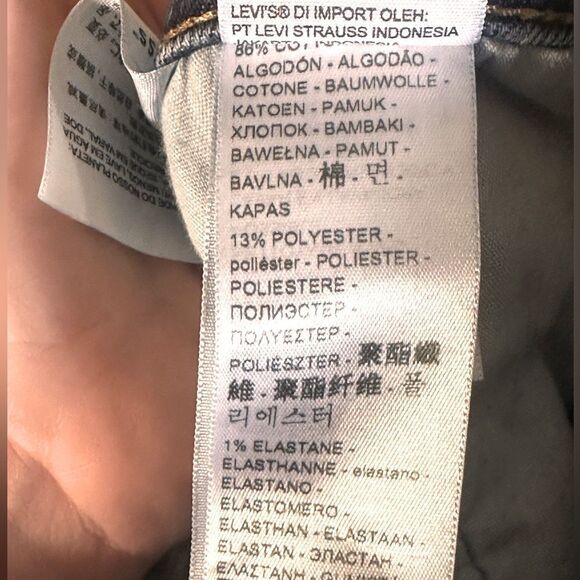 Levi's Silver Tag High Rise Dark Wash Mom Jean Size 27 📦 - Picture 9 of 12